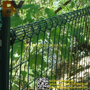 PVC Coated Galvanized Double Loop Wire Mesh Fence